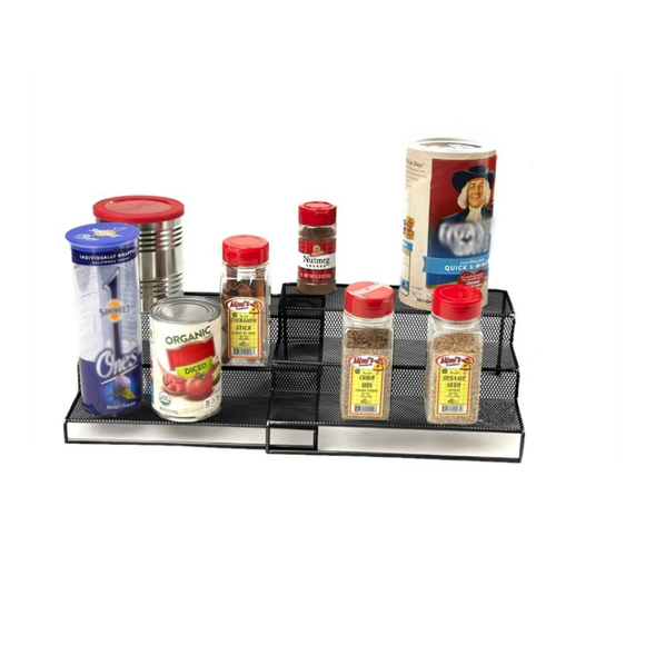 Mind Reader 3 Tier Metal Mesh Multi Purpose Kitchen Storage Organizers NEW - Picture 2 of 9